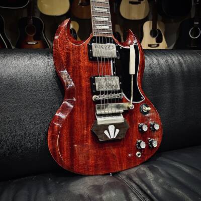 Store Special Product - Gibson Custom Shop - 62 LP SG STD SHORT MAESTRO LGT AG
